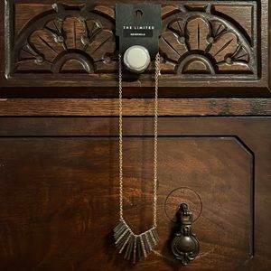 The Limited brand gold and silver necklace